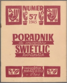 Poradnik dla Pracowników Świetlic Żołnierskich : wydawnictwo Polskiej YMCA w W. Brytanii 1945, nr 57