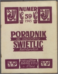 Poradnik dla Pracowników Świetlic Żołnierskich : wydawnictwo Polskiej YMCA w W. Brytanii 1945, nr 59
