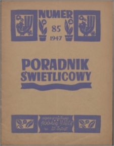 Poradnik Świetlicowy / Polska YMCA w W. Brytanii 1947, nr 85