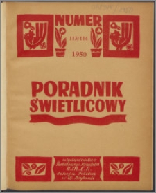 Poradnik Świetlicowy / Polska YMCA w W. Brytanii 1950, R. 11 nr 113-114