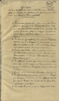 [Obwieszczenie. Incipit] Grundzüge für den Abschluss der Übereinkunft unser Niederlegung [...] : Bardo, den 9. Mai 1848