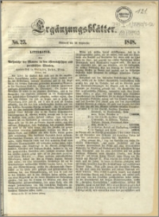 Ergänzungsblätter, 1848.09.13, nr 23