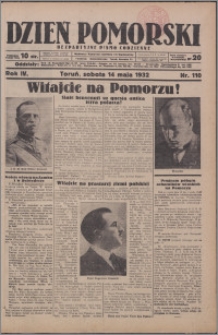 Dzień Pomorski 1932.05.14, R. 4 nr 110