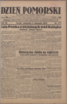 Dzień Pomorski 1932.08.04, R. 4 nr 177