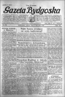 Gazeta Bydgoska 1927.08.06 R.6 nr 178