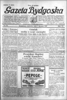 Gazeta Bydgoska 1927.08.07 R.6 nr 179