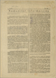 Komunikat Informacyjny: No. 142 (9.7.1918)