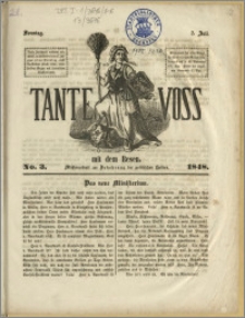 Tante Voss mit dem Besen. : Missionsblatt zur Bekehrung der politischen Heiden, No 3, 2. Juli. 1848