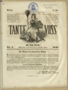 Tante Voss mit dem Besen. : Missionsblatt zur Bekehrung der politischen Heiden, No 4, 11. Juli. 1848