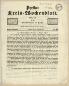 Pyritzer Kreis = Wochenblatt. Organ für die Gesammtinteressen des Kreises, No. 67, 14. November 1848