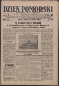 Dzień Pomorski 1932.03.01, R. 4 nr 49