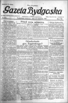 Gazeta Bydgoska 1927.09.15 R.6 nr 211