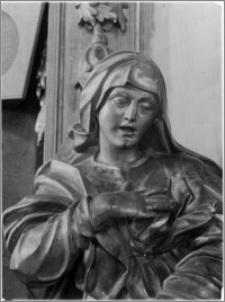Kielce [Bazylika katedralna Wniebowzięcia Najświętszej Maryi Panny – fragment ołtarza bocznego]