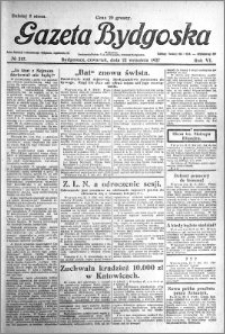 Gazeta Bydgoska 1927.09.22 R.6 nr 217