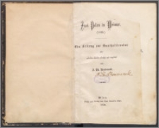 Zwei Polen in Weimar (1829) : ein Beitrag zur Goetheliteratur