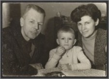 Rodzina Kiałków : Wanda, Stanisław i Aleksander
