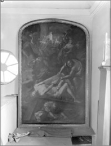 Góra Kalwaria. Kościół filialny pw. Podwyższenia Krzyża Świętego. "Odarcie z szat" - obraz