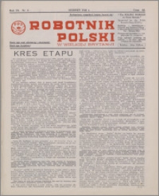 Robotnik Polski w Wielkiej Brytanji 1948, R. 9 nr 8