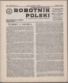 Robotnik Polski w Wielkiej Brytanji 1947, R. 8 nr 2-3