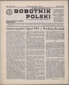 Robotnik Polski w Wielkiej Brytanji 1947, R. 8 nr 4