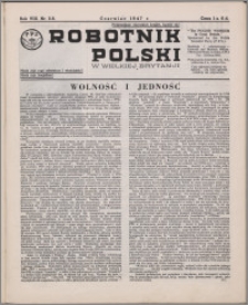 Robotnik Polski w Wielkiej Brytanji 1947, R. 8 nr 5-6