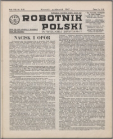 Robotnik Polski w Wielkiej Brytanji 1947, R. 8 nr 9-10