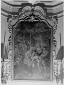 Lidzbark Warmiński. Zamek biskupów warmińskich. Wnętrze, kaplica. Obraz w ołtarzu głównym