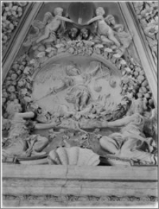 Leżajsk. Klasztor Bernardynów. Kościół pw. Zwiastowania Najświętszej Maryi Panny. Fragment sklepienia