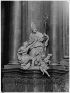 Poznań. Bazylika pw. Matki Boskiej Nieustającej Pomocy i św. Marii Magdaleny. Rzeźby ołtarza głównego