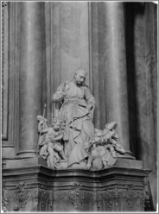 Poznań. Bazylika pw. Matki Boskiej Nieustającej Pomocy i św. Marii Magdaleny. Rzeźby ołtarza głównego