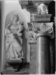 Gniezno. Katedra. Nagrobek prymasa Lorenza Gembickiego - fragment