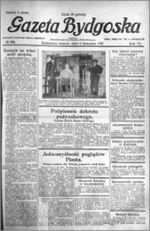 Gazeta Bydgoska 1927.11.08 R.6 nr 256