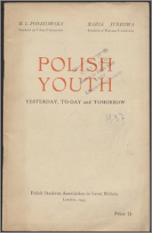 Polish youth : yesterday, today and tomorrow