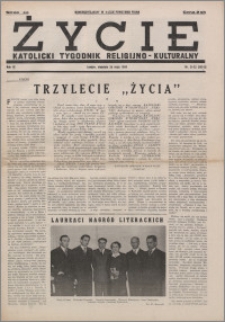 Życie : katolicki tygodnik religijno-kulturalny 1950, R. 4 nr 21-22 (152-153)