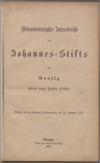 Jahresbericht des Johannes-Stifts zu Danzig über das Jahr 1896, 44