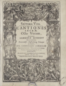 Cantiones Sacræ, Octo Vocum. Septima vox