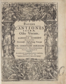 Cantiones Sacræ, Octo Vocum. Bassus