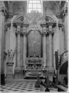 Svatý Kopeček k. Ołomuńca (Morawy, Czechy). Bazylika Mniejsza Nawiedzenia Maryi Panny. Wnętrze-kaplica boczna autorstwa Baltazara Fontany
