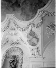 Kromieryż (Czechy, Morawy). Pałac Arcybiskupi (zamek). Sala Terrena. Dekoracje stiukowe autorstwa Baltazara Fontany
