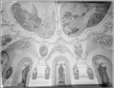 Kromieryż (Czechy, Morawy). Pałac Arcybiskupi (zamek). Sala Terrena. Sklepiene autorstwa Baltazara Fontany