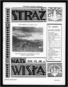 Straż nad Wisłą 1937, R. 7, nr 4