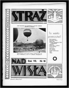 Straż nad Wisłą 1937, R. 7, nr 18