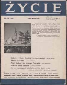 Życie : katolicki miesięcznik społeczno-kulturalny 1958, R. 12 nr 9 (558)