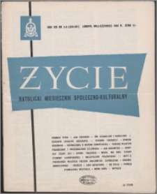 Życie : katolicki miesięcznik społeczno-kulturalny 1959, R. 13 nr 5-6 (566-567)