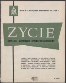 Życie : katolicki miesięcznik społeczno-kulturalny 1959, R. 13 nr 8-9 (569-570)