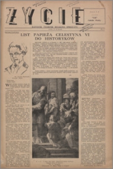 Życie : katolicki tygodnik religijno-społeczny 1947, R. 1 nr 27