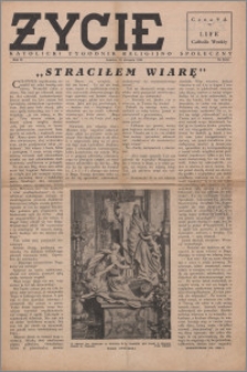 Życie : katolicki tygodnik religijno-społeczny 1948, R. 2 nr 28 (61)