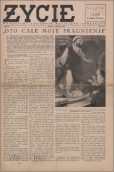Życie : katolicki tygodnik religijno-społeczny 1948, R. 2 nr 31 (64)