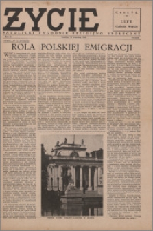 Życie : katolicki tygodnik religijno-społeczny 1948, R. 2 nr 33 (66)