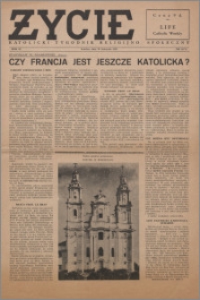 Życie : katolicki tygodnik religijno-społeczny 1948, R. 2 nr 42 (75)